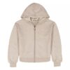 Fleece-hoodie med dragkedja för flickor Fleece-hoodie med dragkedja för flickor