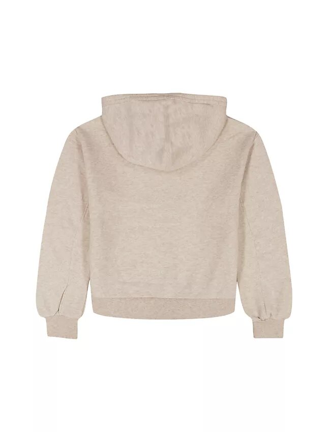 Fleece-hoodie med dragkedja för flickor Fleece-hoodie med dragkedja för flickor
