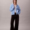 Fleece-hoodie med dragkedja och Monogram Fleece-hoodie med dragkedja och Monogram