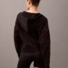 Fleece-hoodie med dragkedja och Monogram Fleece-hoodie med dragkedja och Monogram