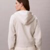 Fleece-hoodie med dragkedja och Monogram Fleece-hoodie med dragkedja och Monogram