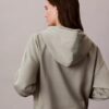 Fleece-hoodie med dragkedja och Monogram Fleece-hoodie med dragkedja och Monogram