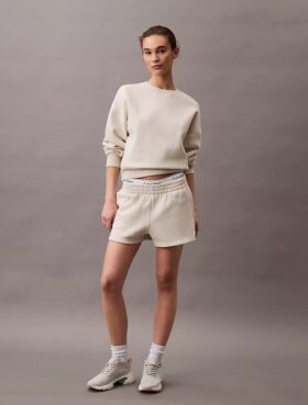 Fleece-shorts med arkivlogotyp Fleece-shorts med arkivlogotyp