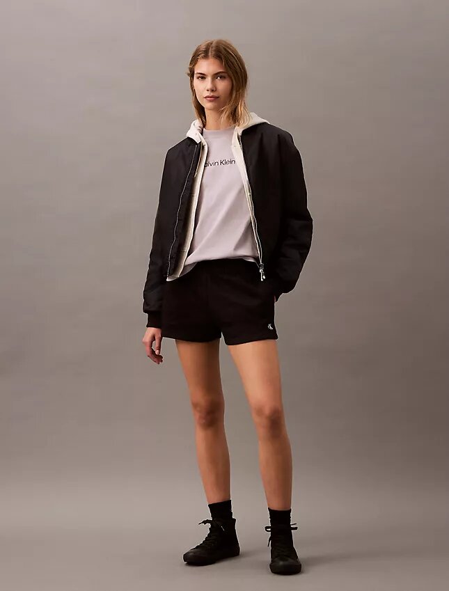 Fleece-shorts med arkivlogotyp Fleece-shorts med arkivlogotyp