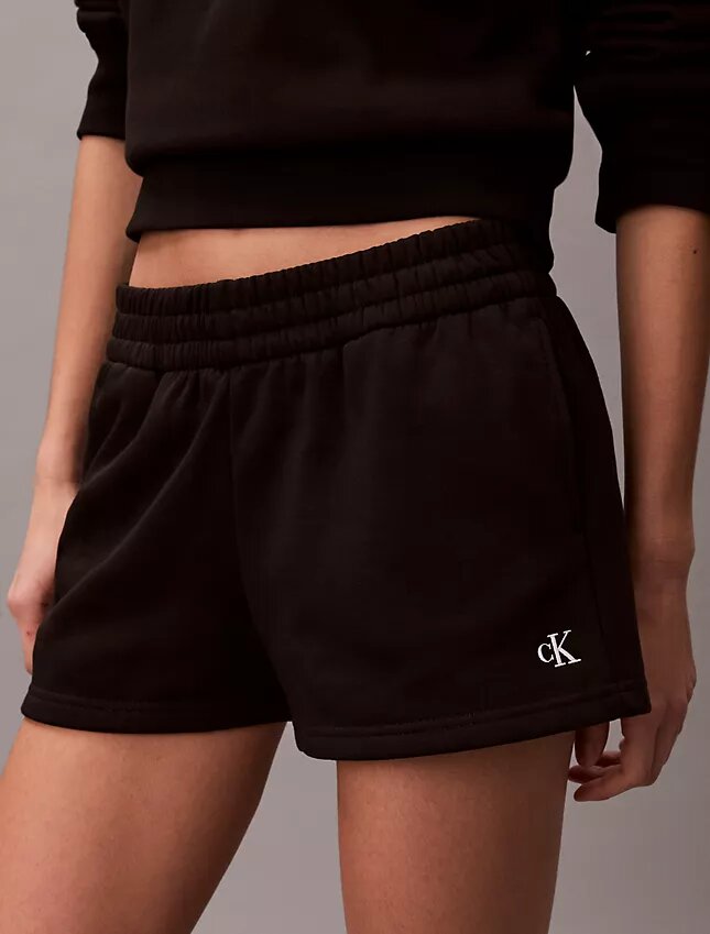 Fleece-shorts med arkivlogotyp Fleece-shorts med arkivlogotyp