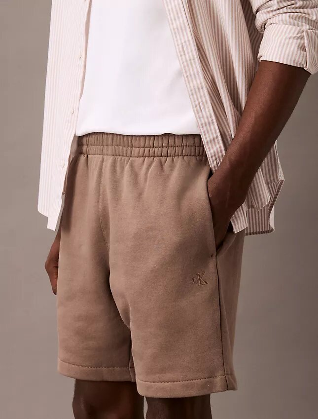 Fleece-shorts med arkivlogotyp Fleece-shorts med arkivlogotyp
