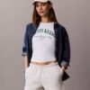 Fleece-shorts med arkivlogotyp