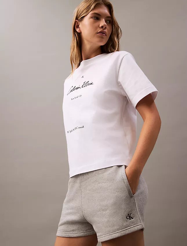 Fleece-shorts med arkivlogotyp Fleece-shorts med arkivlogotyp