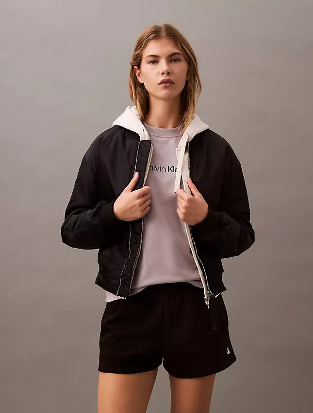 Fleece-shorts med arkivlogotyp Fleece-shorts med arkivlogotyp
