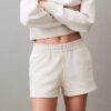 Fleece-shorts med arkivlogotyp
