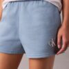Fleece-shorts med Monogram