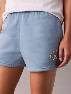Fleece-shorts med Monogram Fleece-shorts med Monogram