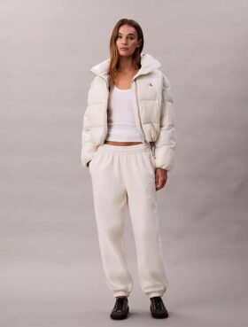 Fleece Velvet Monologo-joggingbyxor