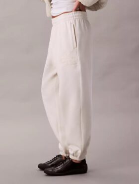 Fleece Velvet Monologo-joggingbyxor