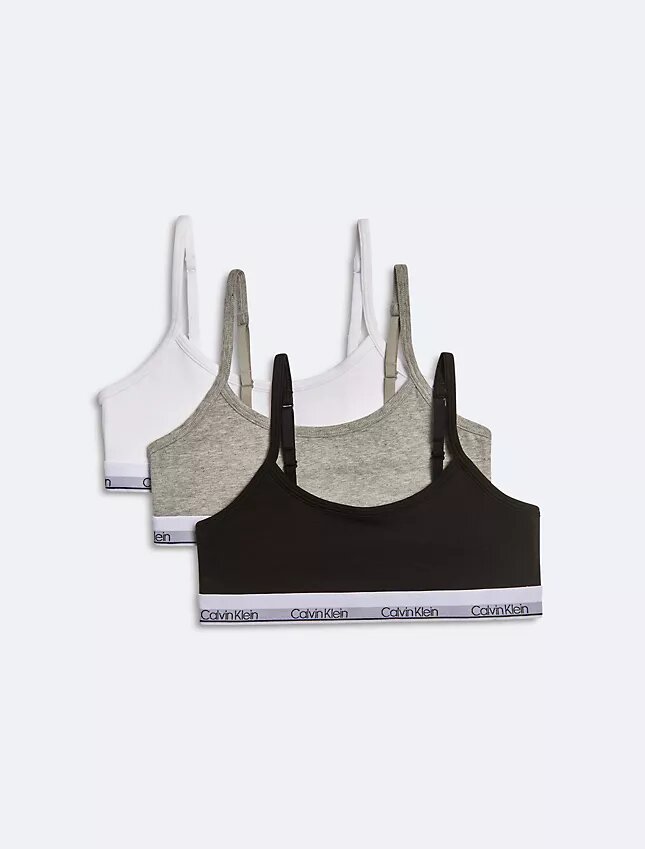 Flickor Modern Cotton Bralette i 3-pack Flickor Modern Cotton Bralette i 3-pack
