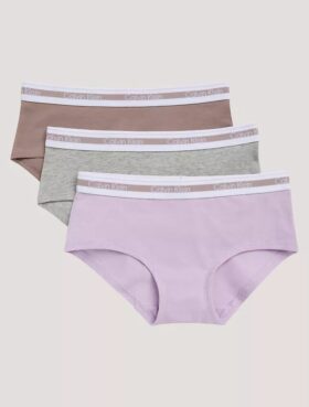 Flickor Varsity Cotton Stretch 3-pack Hipster