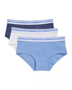 Flickor Varsity Cotton Stretch 3-pack Hipster