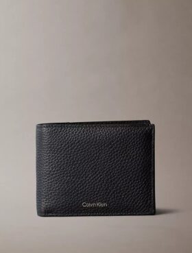 Foliepräglat logo Slim Trifold plånbok + kortfodral