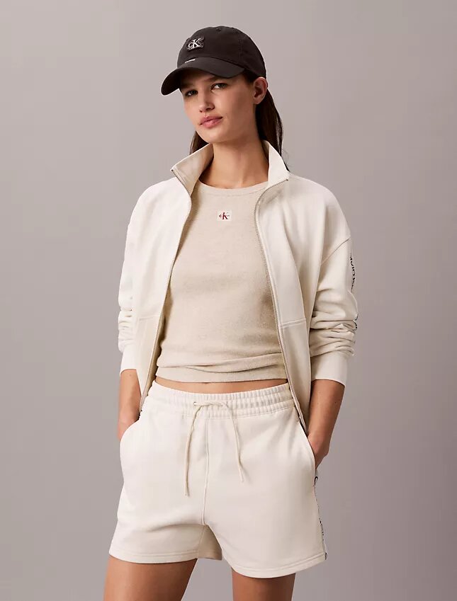 Frotteshorts med logoband Frotteshorts med logoband