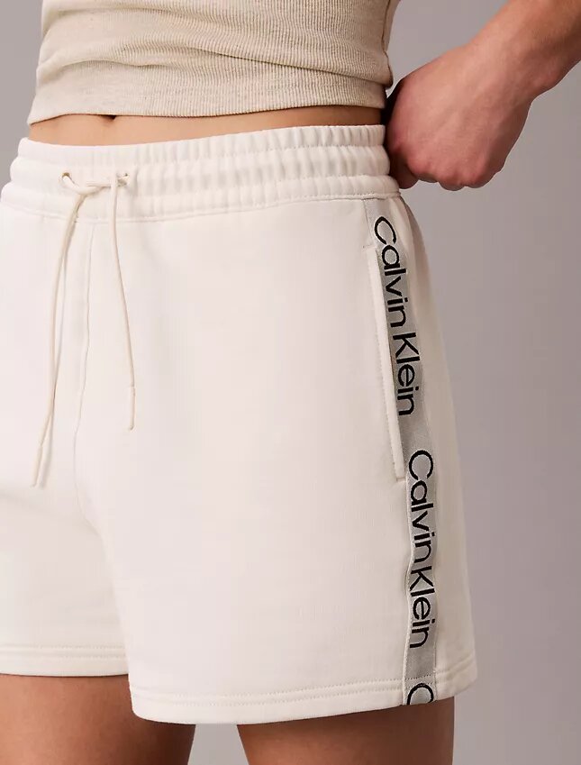 Frotteshorts med logoband Frotteshorts med logoband