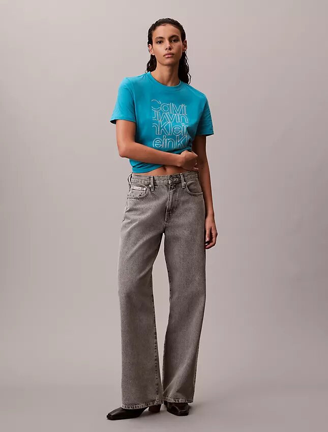 Glitterlogotyp Klassisk T-shirt Glitterlogotyp Klassisk T-shirt