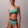 Grafisk monogram-Bralette i stretchig Microfiber Unlined
