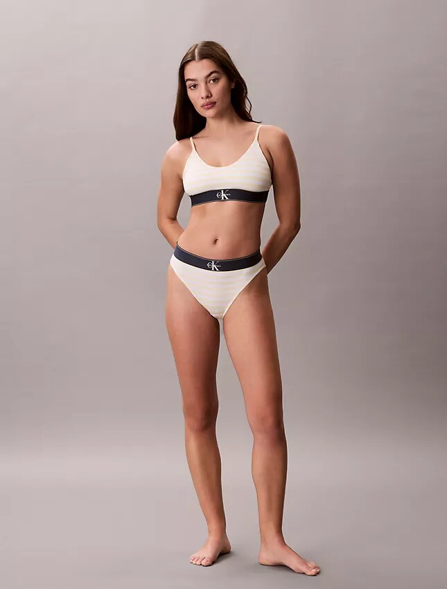 Grafisk monogram-Bralette i stretchig Microfiber Unlined Grafisk monogram-Bralette i stretchig Microfiber Unlined