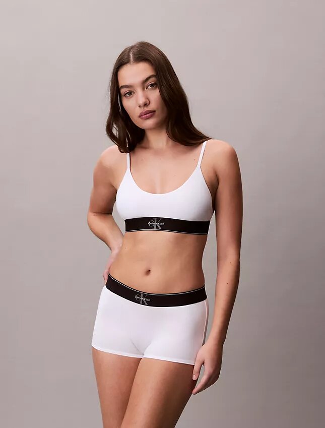 Grafisk monogram-Bralette i stretchig Microfiber Unlined Grafisk monogram-Bralette i stretchig Microfiber Unlined