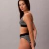 Grafisk monogram-Bralette i stretchig Microfiber Unlined Grafisk monogram-Bralette i stretchig Microfiber Unlined