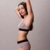 Grafisk monogram-Bralette i stretchig Microfiber Unlined Grafisk monogram-Bralette i stretchig Microfiber Unlined