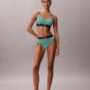 Grafisk monogram-Bralette i stretchig Microfiber Unlined