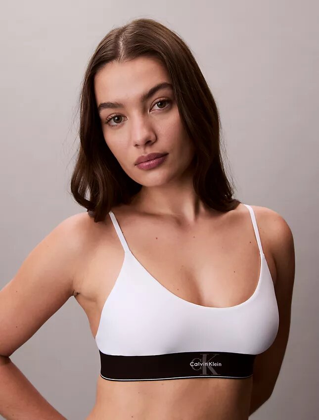 Grafisk monogram-Bralette i stretchig Microfiber Unlined Grafisk monogram-Bralette i stretchig Microfiber Unlined