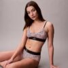 Grafisk monogram-Bralette i stretchig Microfiber Unlined Grafisk monogram-Bralette i stretchig Microfiber Unlined