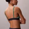 Grafisk monogram-Bralette i stretchig Microfiber Unlined
