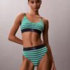 Grafisk monogram-Bralette i stretchig Microfiber Unlined