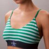 Grafisk monogram-Bralette i stretchig Microfiber Unlined