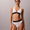 Grafisk Monogram-Microfiber, stretch, lätt fodrad triangel-Bralette Grafisk Monogram-Microfiber, stretch, lätt fodrad triangel-Bralette