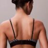 Grafisk Monogram-Microfiber, stretch, lätt fodrad triangel-Bralette Grafisk Monogram-Microfiber, stretch, lätt fodrad triangel-Bralette