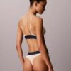 Grafisk Monogram-Microfiber, stretch, lätt fodrad triangel-Bralette Grafisk Monogram-Microfiber, stretch, lätt fodrad triangel-Bralette