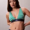 Grafisk Monogram-Microfiber, stretch, lätt fodrad triangel-Bralette Grafisk Monogram-Microfiber, stretch, lätt fodrad triangel-Bralette