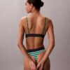 Grafisk monogram-Thong i stretchig Microfiber Grafisk monogram-Thong i stretchig Microfiber