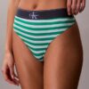 Grafisk monogram-Thong i stretchig Microfiber Grafisk monogram-Thong i stretchig Microfiber