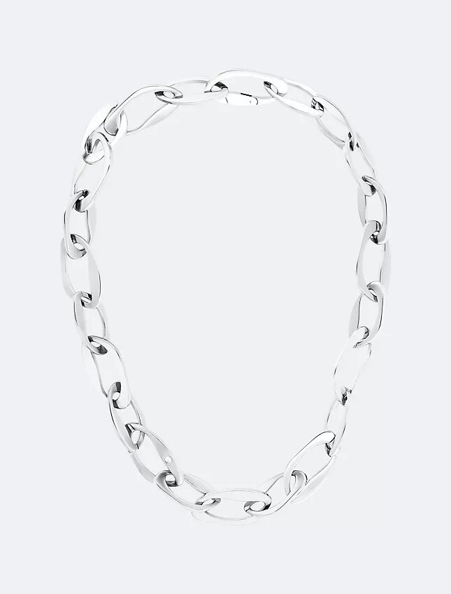 Halsband med länkar i organiska former Halsband med länkar i organiska former