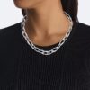 Halsband med länkar i organiska former Halsband med länkar i organiska former