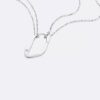 Halsband med rund, organisk hänge Halsband med rund, organisk hänge