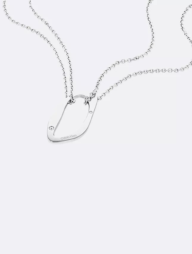 Halsband med rund, organisk hänge Halsband med rund, organisk hänge