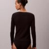 Henley-T-shirt i Cotton Stretch-bomull
