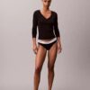 Henley-T-shirt i Cotton Stretch-bomull