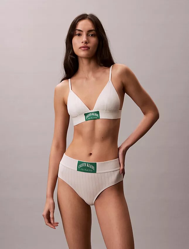 Heritage Classic Cotton Stretch lätt fodrad triangel-Bralette Heritage Classic Cotton Stretch lätt fodrad triangel-Bralette