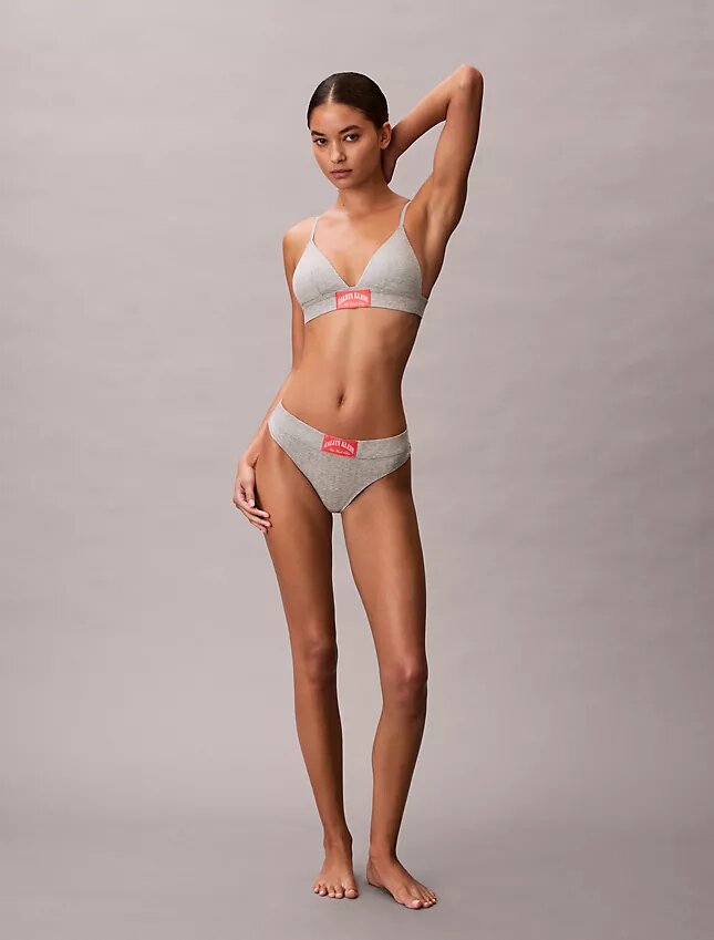 Heritage Classic Cotton Stretch lätt fodrad triangel-Bralette Heritage Classic Cotton Stretch lätt fodrad triangel-Bralette